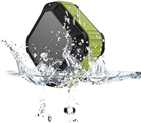 VIYAO Portable Bluetooth Speaker Shockproof Dust-proof Water Resistant Speaker Long Time Battery for Outdoor Sport Hiking Compatible with Any Bluetooth device-(Army Green)