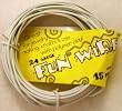 Fun Wire 24 Gauge Coil - Marshmallow