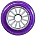 YAK Scooter Wheel Purple-Silver 100mm