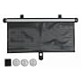 Pull-Down Side or Rear-Window Sunshade - Push-Button Retract