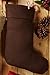 Zymise Burlap Chocolate Stocking 11x15