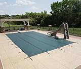 12' X 20' Rectangle In-Ground Pool Safety Cover - Green