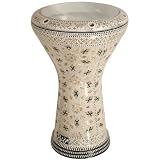 Inlaid Professional Dumbek (metal with case)