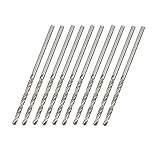 uxcell ツイストドリルビット ウッド アルミ 2.1mm 10個