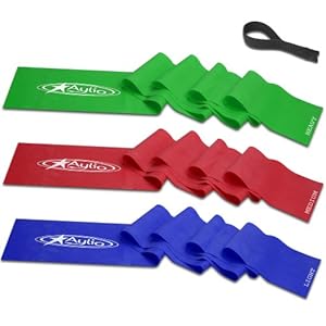 Aylio 3 Exercise Bands (Light, Medium, Heavy) and Door Anchor