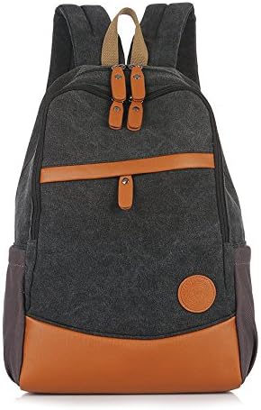Vere Gloria Men Women School Backpack Bags, Business Leisure Travel Backpack For Teenage Girls Boys, Korean Tidal Shoulder Computer Bag For Middle High School College Students (black)