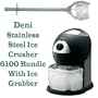 Deni Stainless Steel Ice Crusher 6100 Bundle With Swissmar ST3800 Ice Grabber