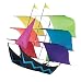 Go Fly A Kite Rainbow Ship Kite