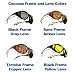 Sporting Goods : Cocoons OverRx Polarized Sunglasses Size: ML (Wideline); Frame Color: Sand; Lens Color: Amber