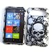 HTC HD7 (T-Mobile) Rubberized Snap On Protector Hard Case "Skullerific" Design