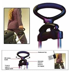 Travel Tow Luggage Handle - Black
