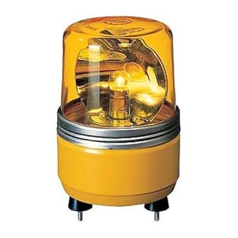 【クリックで詳細表示】小型回転灯 SKH-100EAH-Y 黄 小型 ： 産業・研究開発用品