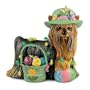 Easter Delight Yorkie Figurine by The Bradford Exchange