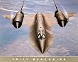 SR-71 Blackbird (In Air) Art Poster Print - 16x20