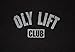Jumpbox Fitness OLY Lift Club - Black - Men's Olympic Weightlifiting Long Sleeve Triblend Hoody Workout Shirt
