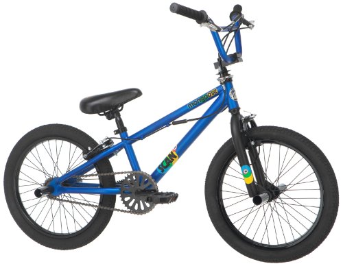 Mongoose Boy's Scan Bicycle, Matte Blue, 18-Inch