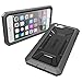 iPhone 6 Plus Case - Poetic iPhone 6 Plus Case [Revolution Series] - [Heavy Duty] [Dual Layer] Complete Protection Hybrid Case with Built-In Screen Protector for Apple iPhone 6 Plus 5.5 Black (3 Year Manufacturer Warranty From Poetic)