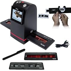 Rollei DF-S 100 SE Filmscanner DIA Film Scanner (5 Megapixel, 2,4 Farb TFT-LCD inkl. 1 Schlitten f�r Farbnegative und 1 Schlitten f�r Dias, 1 Dia-Magazin f�r gerahmte Dias, TV out,) black