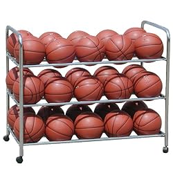 Double-Wide Steel Ball Cart - Storage