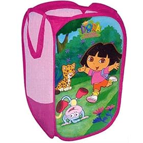 Dora the Explorer - Pink Pop-Up Storage Bin by Dora the Explorer