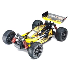 6542-F082 1 10 S Hwk XXB RTR Bgy Brshlss 4WD 2.4G BK Yl from Thunder Tiger RTR Electric Cars