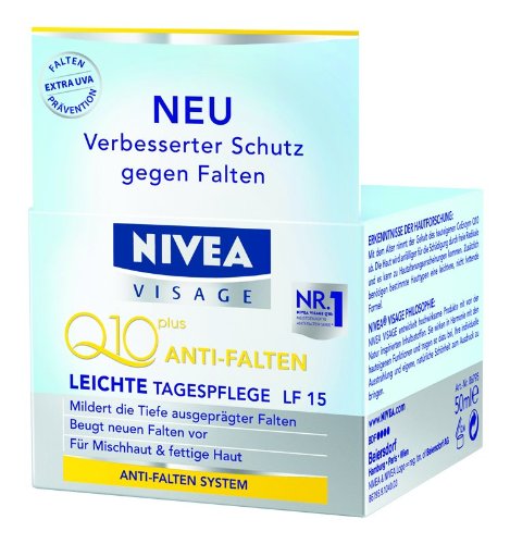 Nivea Visage Anti Falten Q10PLUS Light Tagespflege, 50 ml Preisvergleich