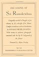 Gospel of Sri Ramakrishna