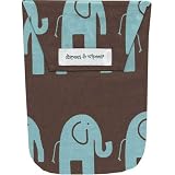 Diapees & Wipees Blue Elephant Baby Diaper and Wipes Bag