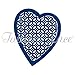Tattered Lace Love Heart Lattice Cutting Dies D366