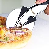 Codream&reg; Stainless Steel Pizza Cutter Wheel Strong Handle Never Breaks or Falls Apart