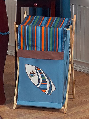 Baby/Kids Clothes Laundry Hamper for Tropical Hawaiian Surf Bedding