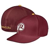 Redskins Mitchell  Ness Throwback Logo Fitted Cap