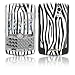 Zebra Stripes Design Protective Skin Decal Faceplate for Blackberry Curve 8300/ 8310/ 8320 Cell Phones