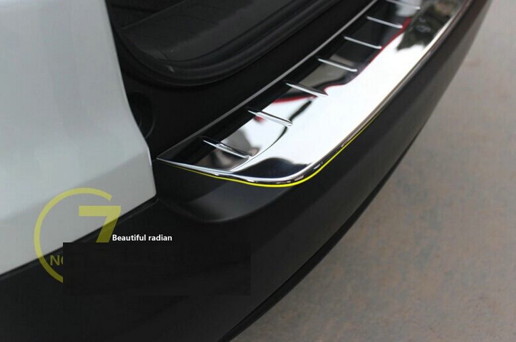 Amazon.com: SunroadwayÂ® Stainless Steel Rear Bumper Protector Sill ...