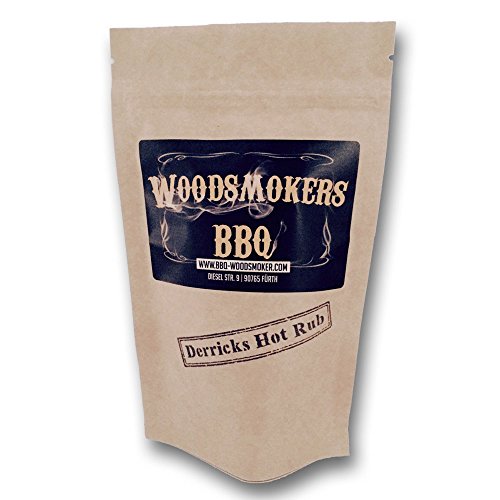 Woodsmokers BBQ Derricks Hot Rub 150 GR Woodsmokers BBQ Derricks Hot Rub 150 GR