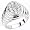 Stunning Solid Sterling Silver Cubic Zirconia Rhodium Plated Men's Ring Please specify size: 8