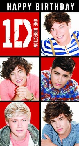 One Direction Birthday Card (No Age)