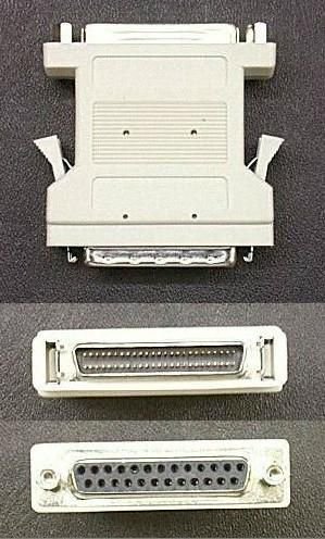50-Pin HD50 Male to 25-Pin DB25 Female External SCSI Adapter SCSI-A-HD50M-25F