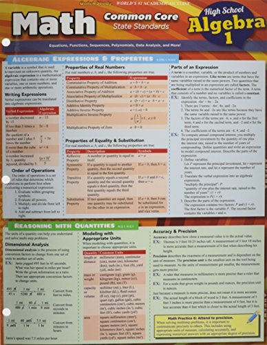 math common core algebra 1 9th grade