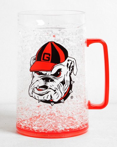 NCAA Georgia Bulldogs Monster Freezer Mug - 36 Ounce 4 Pack
