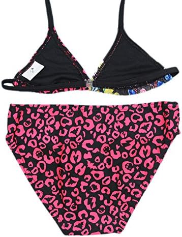 Yigoo Baby Girl Cartoon Monster High Bikini Two-piece Swimsuit Swimwear Black 10