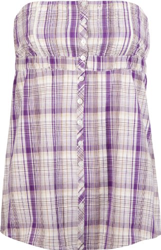 FULL TILT Plaid Womens Tube Top