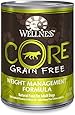 Wellness CORE Grain Free Weight Management Natural Wet Canned Dog Food, 12.5-Ounce Can (Pack of 12)