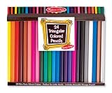 Melissa & Doug Jumbo Triangular Colored Pencils (Set Of 24)