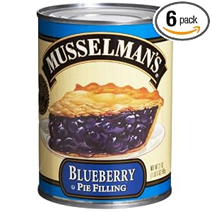 Musselmans Blueberry Pie Filling, 21-Ounce Units (Pack of 6) by Musselmans