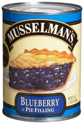 Musselmans Blueberry Pie Filling, 21-Ounce Units (Pack of 6) by Musselmans