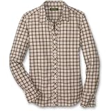 Cotton Plaid Ruffle Shirt