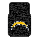 NFL San Diego Chargers Two-Pack Front Car Floor Mat