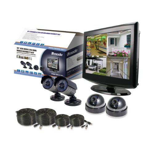 Zmodo PKD-DK4101-1TB Packaged 4 -Channel LCD DVR Kit with 1TB Hard Drive
