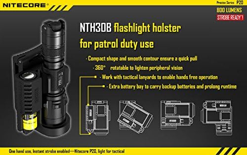 NITECORE NTH30B 360degree Flashlight Holster For P20 P20UV